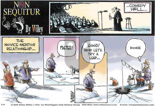 Non Sequitur on Sunday January 4, 1998 Comic Strip