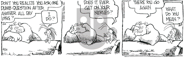 The Grizzwells on Saturday June 23, 2001 Comic Strip