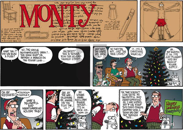 Monty on Sunday December 23, 2012 Comic Strip