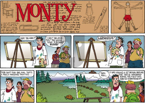 Monty on Sunday June 7, 2015 Comic Strip