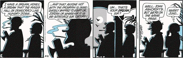 Doonesbury on Friday March 21, 2003 Comic Strip