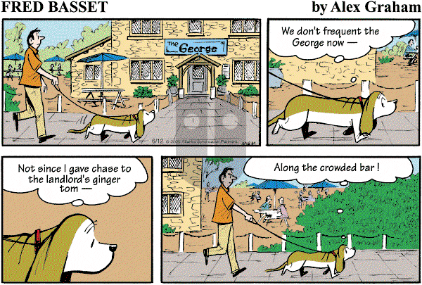 Fred Basset on Sunday June 12, 2005 Comic Strip