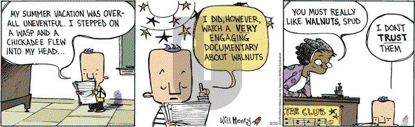 Wallace the Brave on Thursday August 30, 2018 Comic Strip