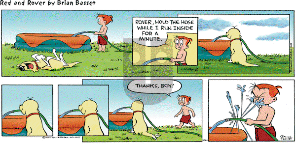 Red and Rover on Sunday July 24, 2011 Comic Strip
