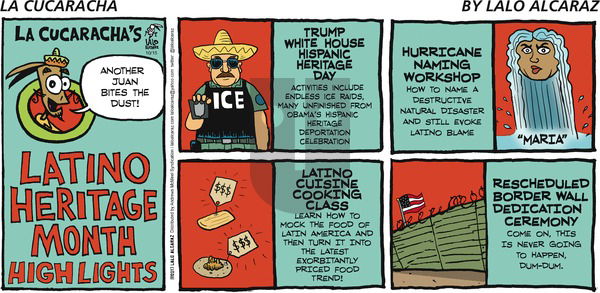 La Cucaracha on Sunday October 15, 2017 Comic Strip