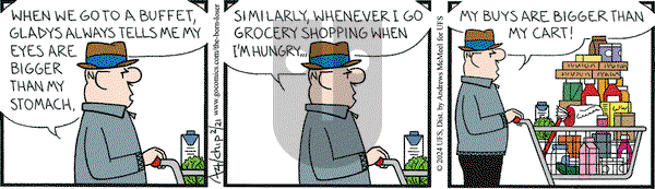 The Born Loser on Wednesday February 21, 2024 Comic Strip