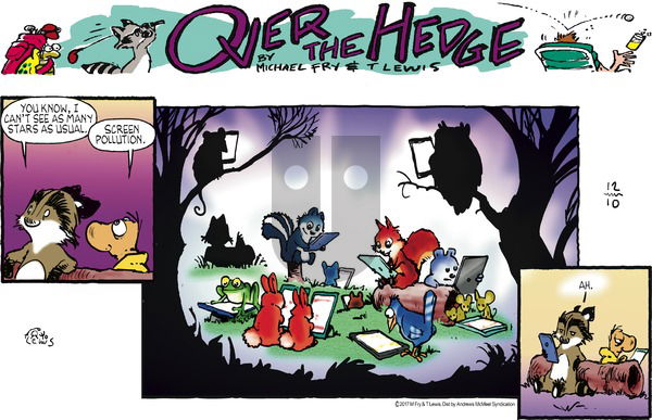 Over the Hedge on Sunday December 10, 2017 Comic Strip