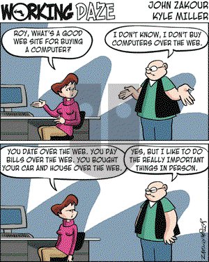 Working Daze on Friday November 17, 2006 Comic Strip