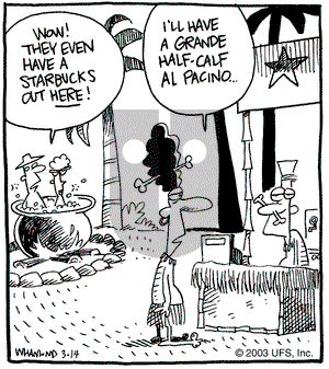 Reality Check on Tuesday July 8, 2003 Comic Strip