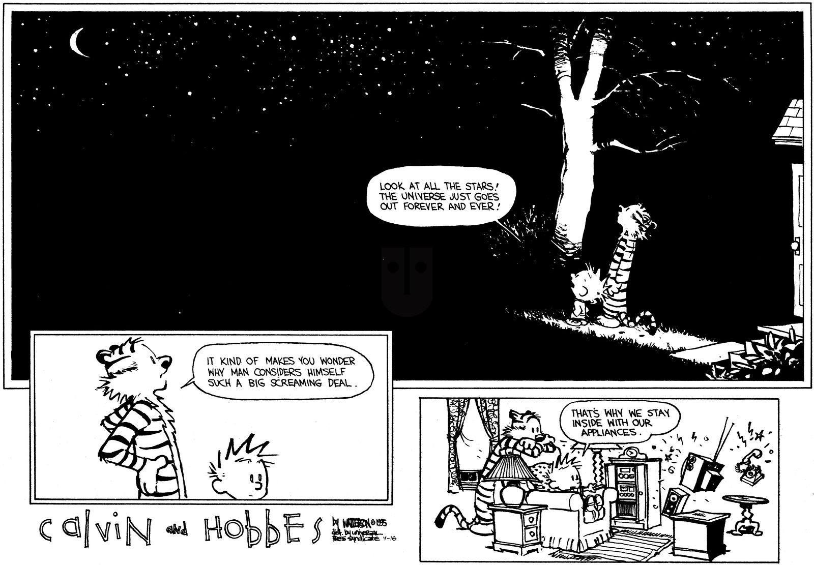 Calvin and Hobbes - Thursday April 16, 2015 Comic Strip