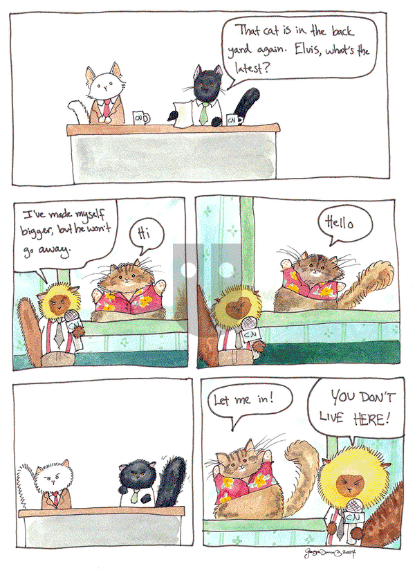 Breaking Cat News on Friday September 2, 2016 Comic Strip
