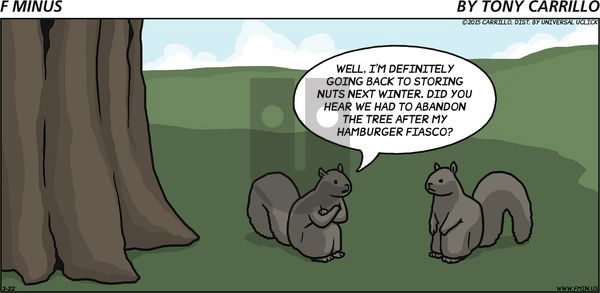 F Minus on Sunday March 22, 2015 Comic Strip