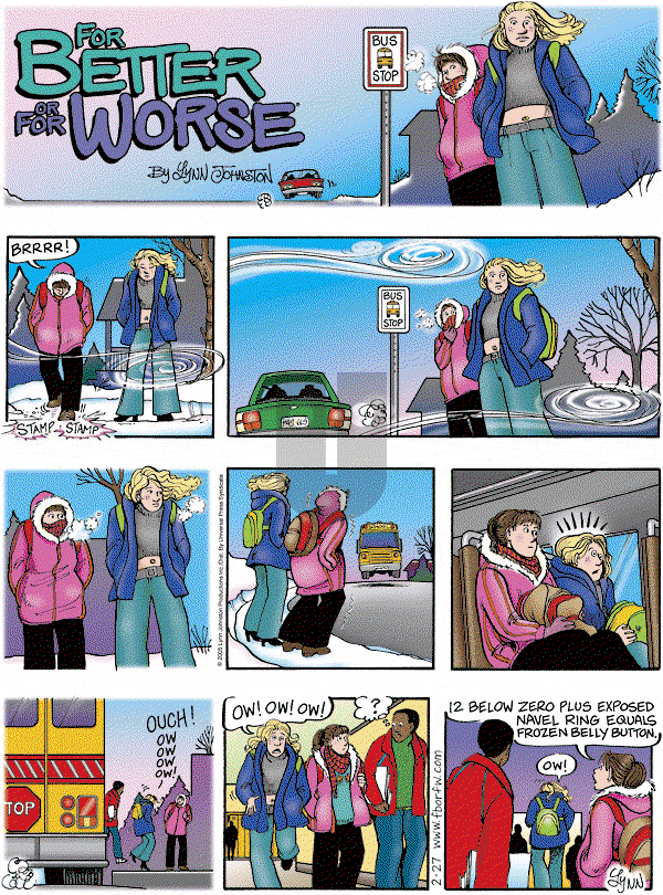 For Better or For Worse - Sunday February 27, 2005 Comic Strip