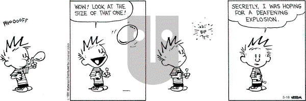 Calvin and Hobbes on Monday May 18, 2015 Comic Strip