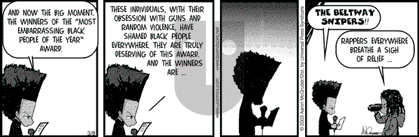 The Boondocks on Saturday October 9, 2010 Comic Strip