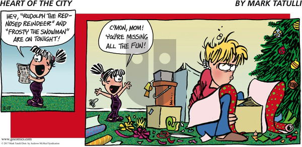 Heart of the City on Sunday December 17, 2017 Comic Strip