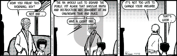The Boondocks on Tuesday June 16, 2009 Comic Strip