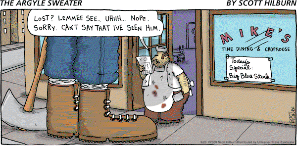 The Argyle Sweater on Sunday September 20, 2009 Comic Strip