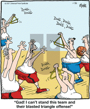 In the Bleachers on Monday September 10, 2001 Comic Strip
