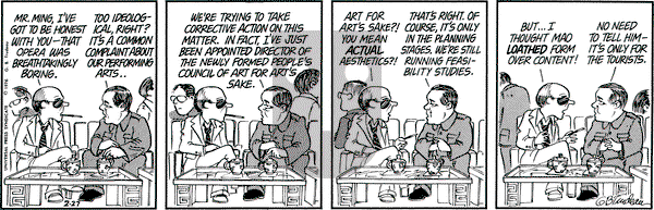 Doonesbury - Friday February 27, 1976 Comic Strip