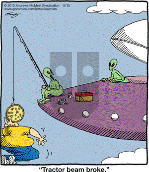 In the Bleachers on Thursday August 15, 2019 Comic Strip