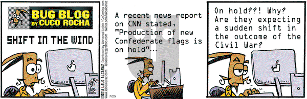 La Cucaracha on Saturday July 25, 2015 Comic Strip