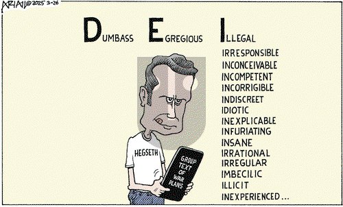 Robert Ariail on Wednesday March 26, 2025 Comic Strip