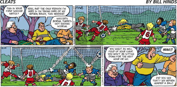 Cleats on Sunday December 10, 2006 Comic Strip