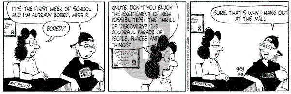 Luann on Friday September 5, 1997 Comic Strip