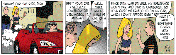 Luann on Monday August 18, 2003 Comic Strip