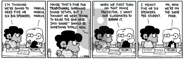 FoxTrot on Tuesday September 9, 1997 Comic Strip