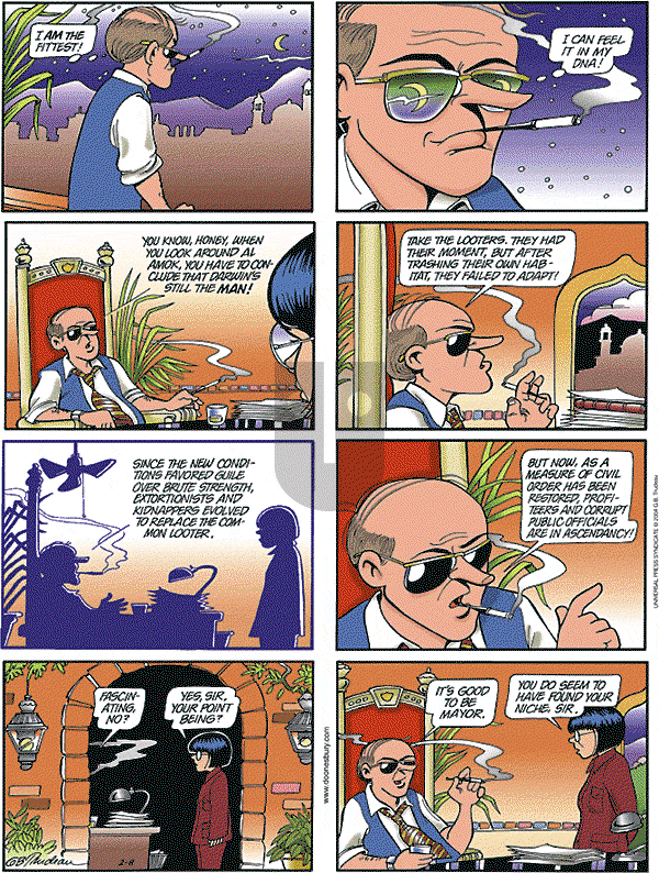 Doonesbury - Sunday February 8, 2004 Comic Strip