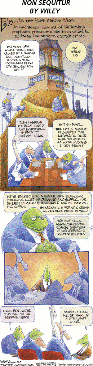 Non Sequitur on Sunday August 8, 2004 Comic Strip
