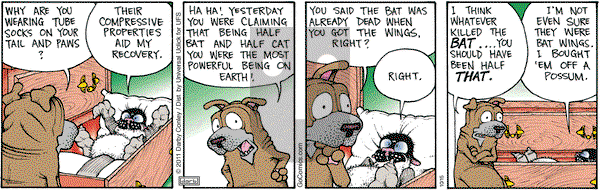 Get Fuzzy on Tuesday October 15, 2013 Comic Strip