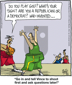 In the Bleachers on Tuesday April 10, 2012 Comic Strip