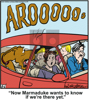 Marmaduke on Friday August 6, 2021 Comic Strip