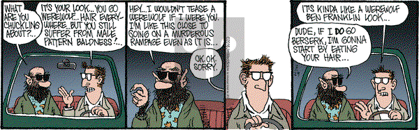 Monty on Tuesday March 29, 2016 Comic Strip