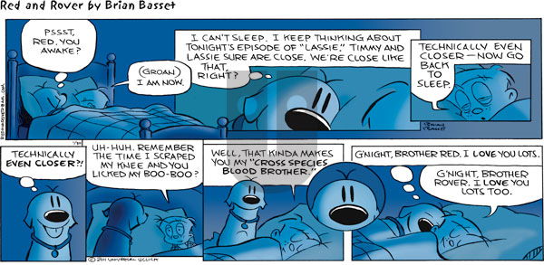 Red and Rover on Sunday January 30, 2011 Comic Strip