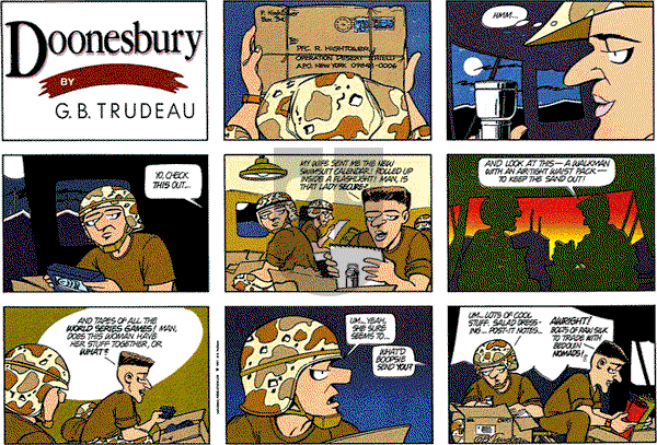 Doonesbury on Sunday November 4, 1990 Comic Strip