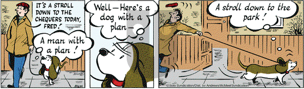 Fred Basset - Monday December 27, 2021 Comic Strip