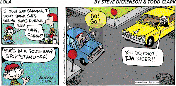 Lola on Thursday December 9, 2004 Comic Strip