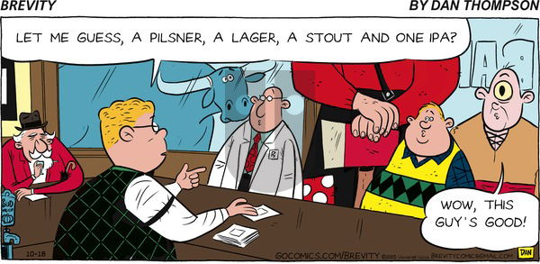 Brevity on Sunday October 18, 2015 Comic Strip
