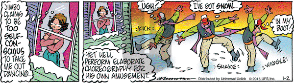 Rose is Rose on Friday January 2, 2015 Comic Strip