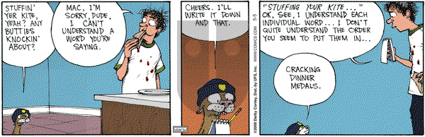 Get Fuzzy on Friday May 16, 2008 Comic Strip