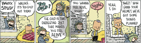 Wallace the Brave on Wednesday March 18, 2020 Comic Strip