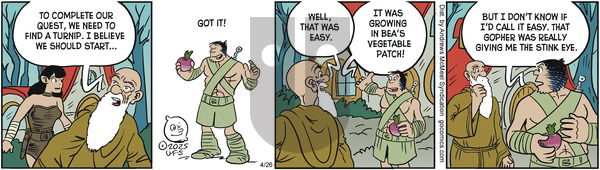 Alley Oop on Saturday April 26, 2025 Comic Strip