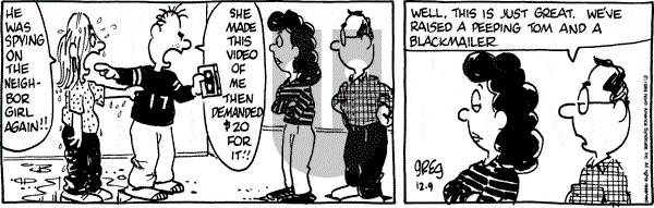 Luann on Saturday December 9, 1989 Comic Strip