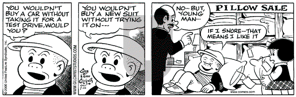 Nancy on Saturday October 7, 2000 Comic Strip