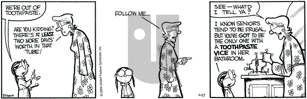 Grand Avenue on Tuesday August 31, 2004 Comic Strip