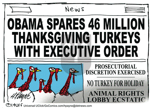 Henry Payne on Wednesday November 26, 2014 Comic Strip